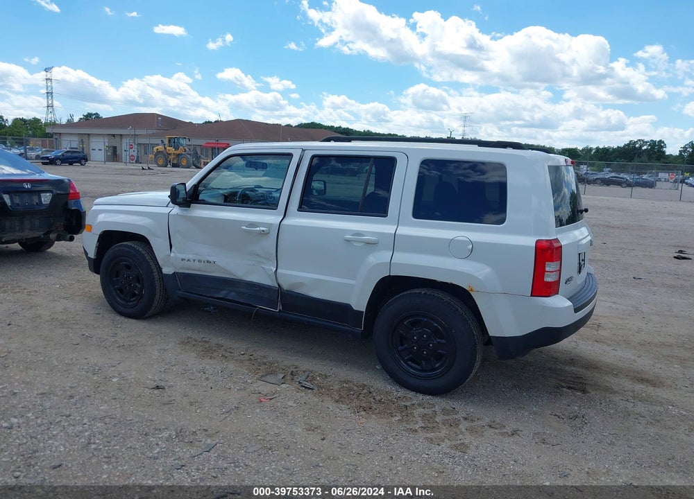 2013 JEEP PATRIOT SPORT VIN: 1C4NJPBA8DD186595