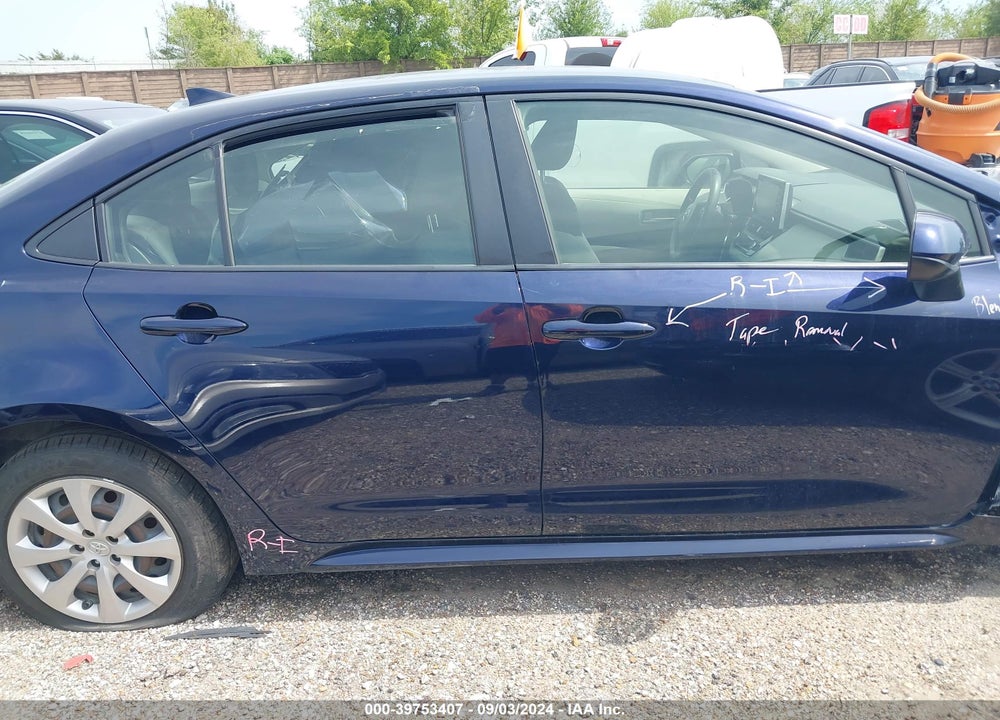 2020 TOYOTA COROLLA VIN: JTDEPRAE6LJ116298