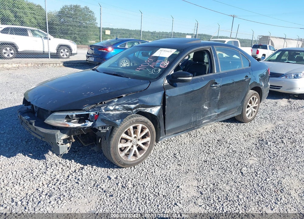 2012 VOLKSWAGEN JETTA 2.5L SE VIN: 3VWDX7AJ3CM410805