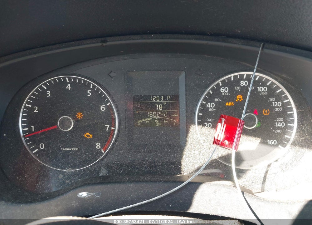 2012 VOLKSWAGEN JETTA 2.5L SE VIN: 3VWDX7AJ3CM410805