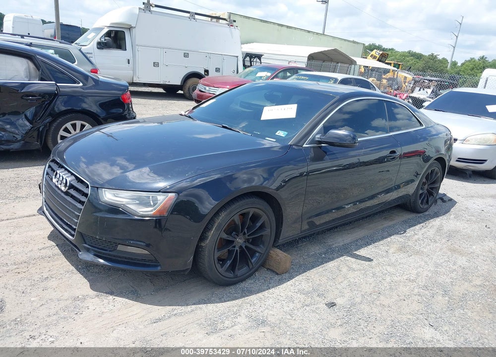 2013 AUDI A5 2.0T PREMIUM VIN: WAULFAFRXDA028828