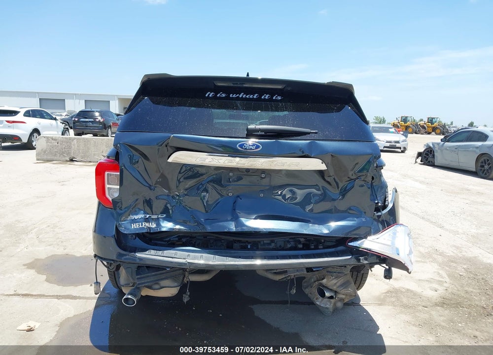 2022 FORD EXPLORER LIMITED VIN: 1FMSK7FH6NGA55555