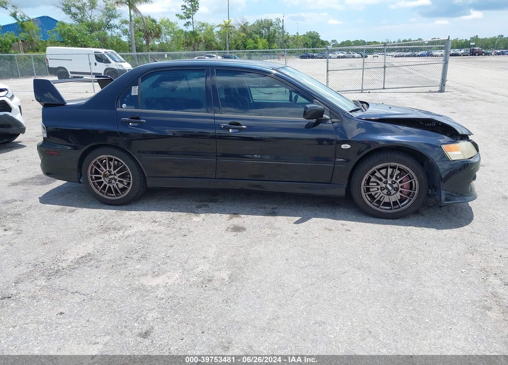 2006 MITSUBISHI LANCER EVOLUTION IX/MR VIN: JA3AH86C86U065644