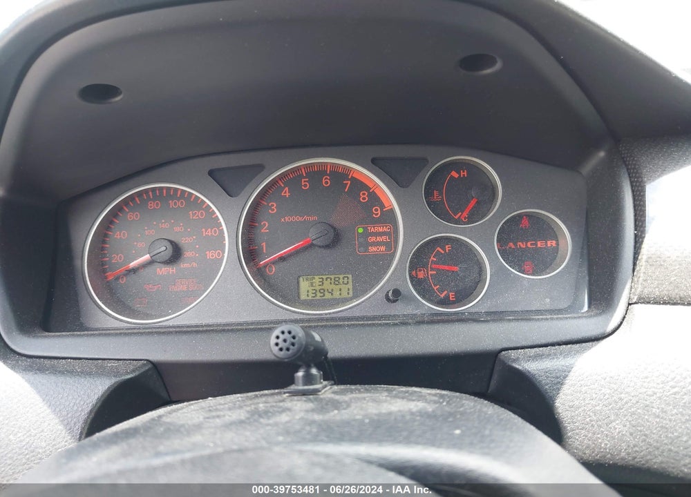 2006 MITSUBISHI LANCER EVOLUTION IX/MR VIN: JA3AH86C86U065644