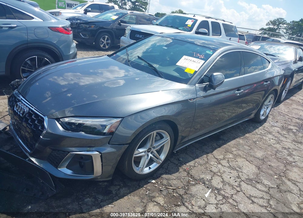2022 AUDI A5 SPORTBACK PREMIUM PLUS 45 TFSI S LINE QUATTRO S TRONIC VIN: WAUFACF53NA040406