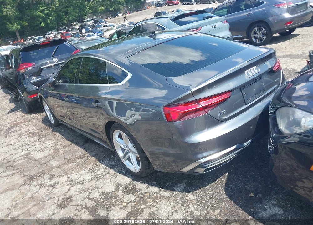 2022 AUDI A5 SPORTBACK PREMIUM PLUS 45 TFSI S LINE QUATTRO S TRONIC VIN: WAUFACF53NA040406