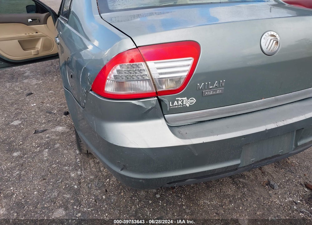 2006 MERCURY MILAN I4 PREMIER VIN: 3MEFM08Z76R628310