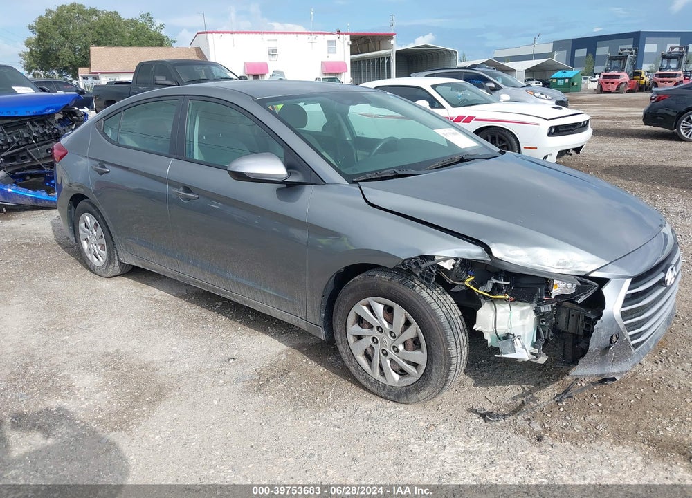 2017 HYUNDAI ELANTRA SE VIN: KMHD74LF4HU356973