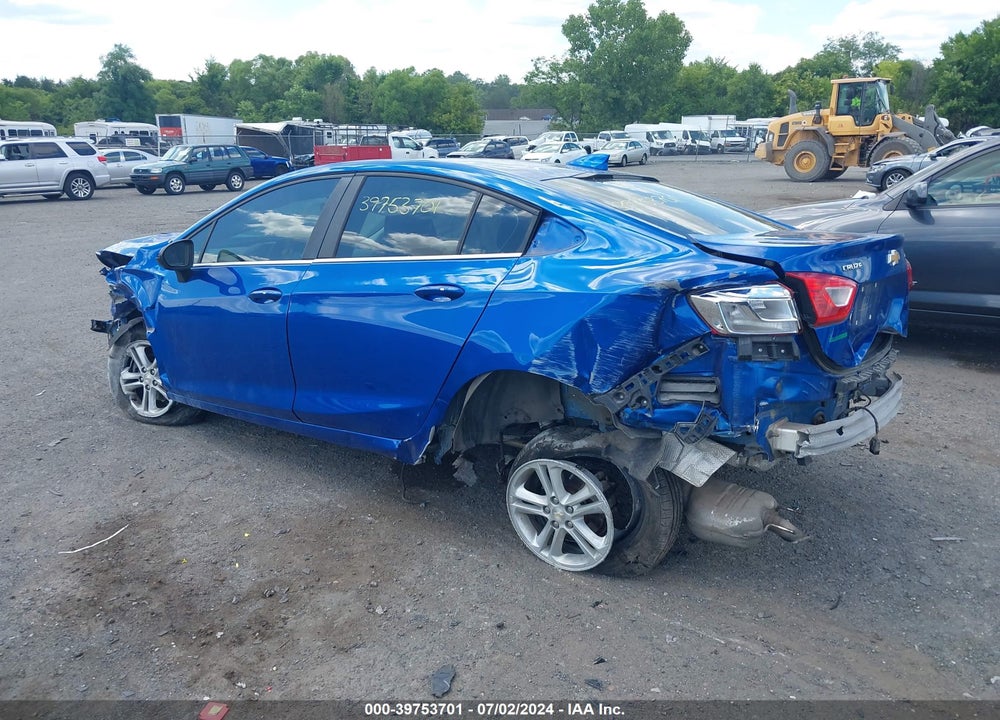 2018 CHEVROLET CRUZE LT AUTO VIN: 1G1BE5SM2J7222175