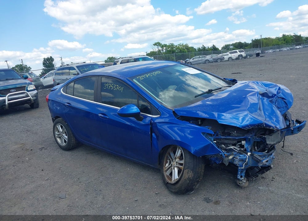 2018 CHEVROLET CRUZE LT AUTO VIN: 1G1BE5SM2J7222175