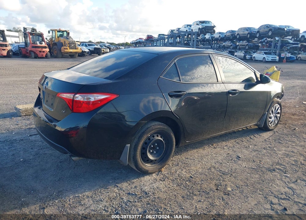 2017 TOYOTA COROLLA LE VIN: 2T1BURHE6HC748156