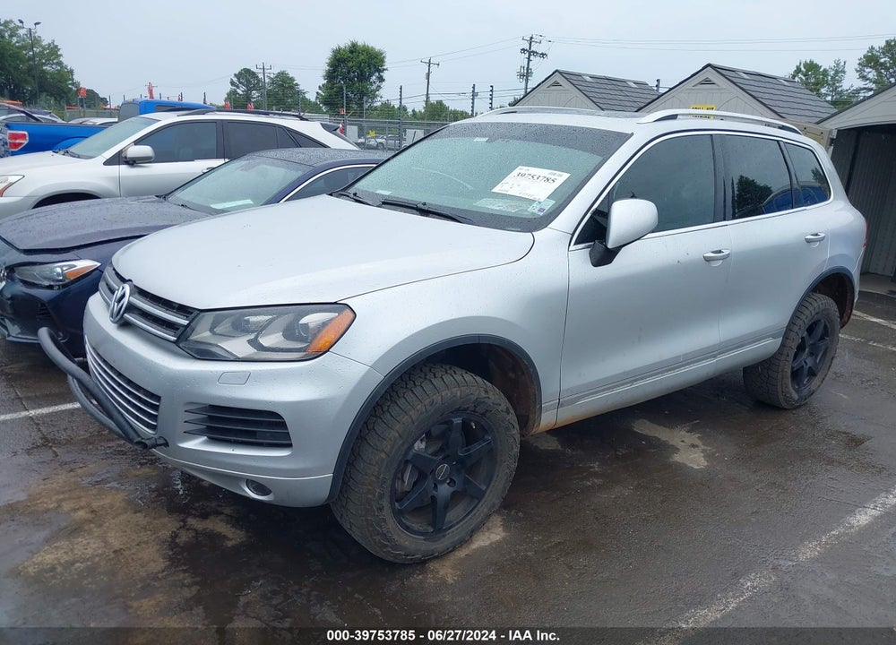 2012 VOLKSWAGEN TOUAREG TDI LUX VIN: WVGFK9BP5CD001222