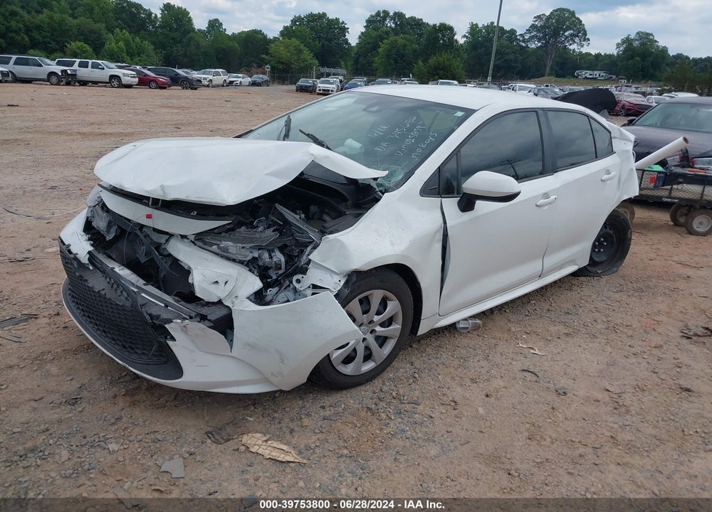 2022 TOYOTA COROLLA LE VIN: JTDEPMAE0N3025859