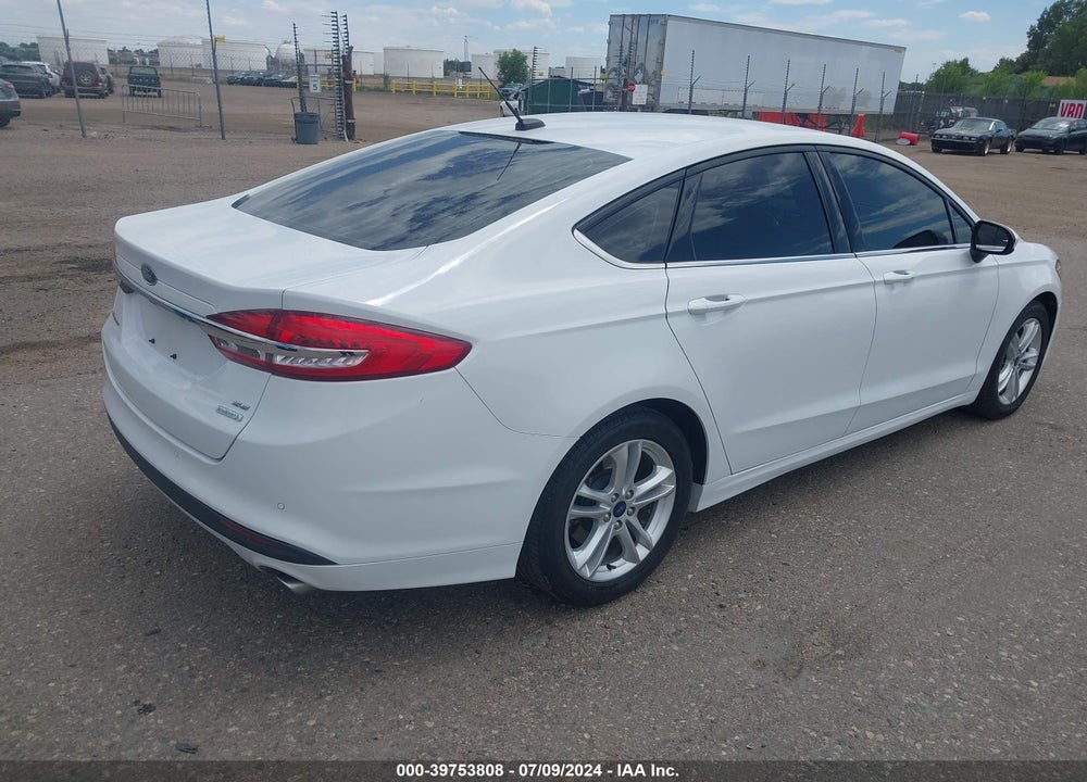 2018 FORD FUSION SE VIN: 3FA6P0HD3JR224707