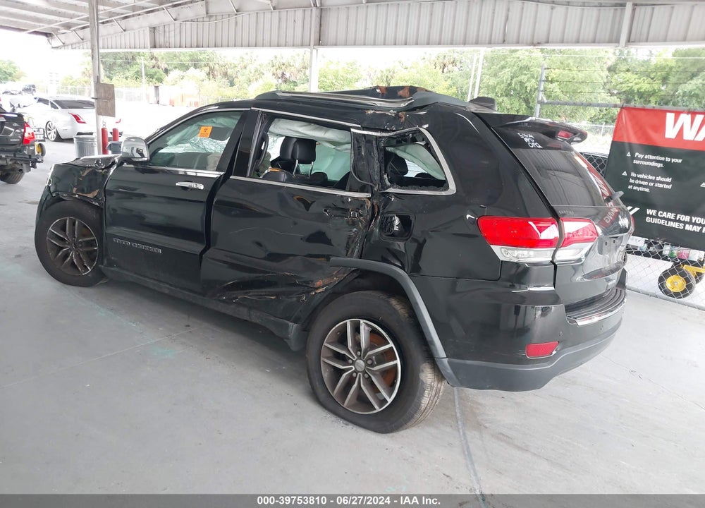 2018 JEEP GRAND CHEROKEE LIMITED 4X2 VIN: 1C4RJEBG5JC480192