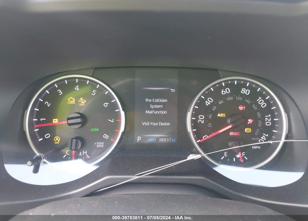 2019 TOYOTA RAV4 LE VIN: 2T3G1RFV6KW035563