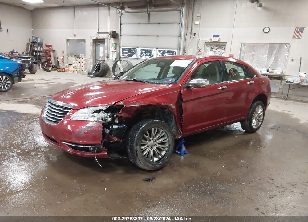 2012 CHRYSLER 200 LIMITED VIN: 1C3CCBCGXCN304747