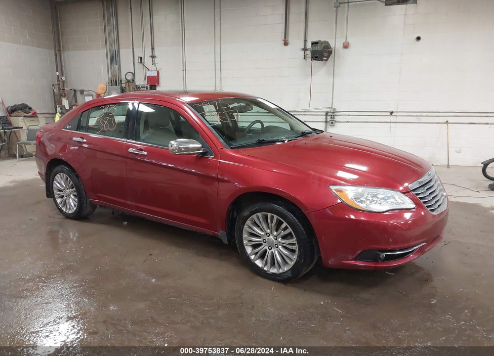 2012 CHRYSLER 200 LIMITED VIN: 1C3CCBCGXCN304747