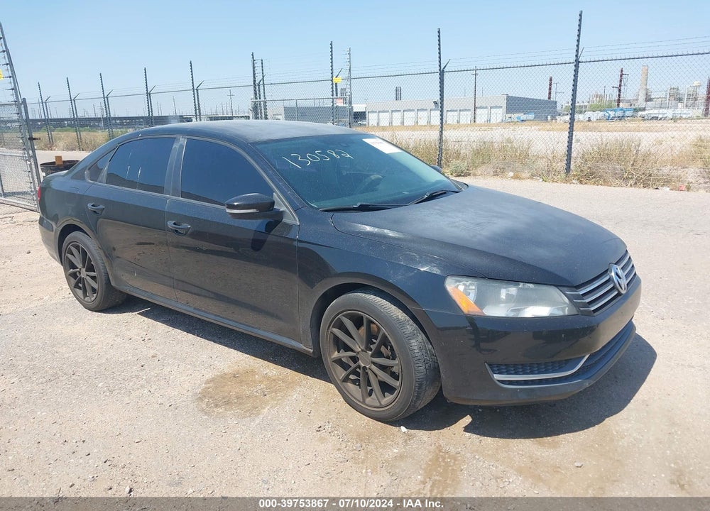2013 VOLKSWAGEN PASSAT 2.5L S VIN: 1VWAP7A31DC130582