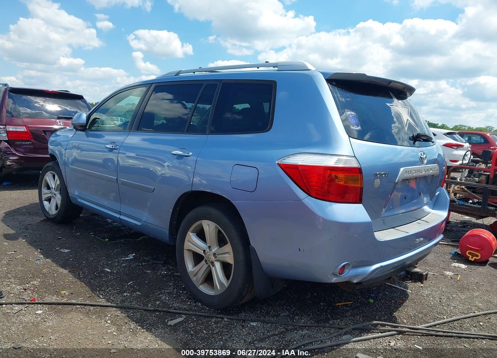2008 TOYOTA HIGHLANDER LIMITED VIN: JTEES42A982108223