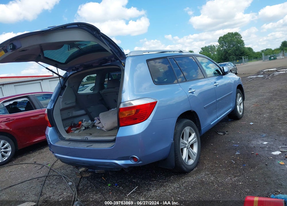 2008 TOYOTA HIGHLANDER LIMITED VIN: JTEES42A982108223
