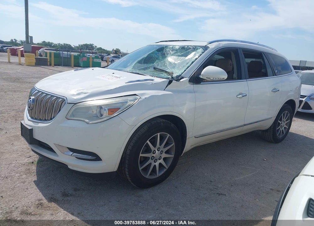 2013 BUICK ENCLAVE LEATHER VIN: 5GAKRCKD7DJ110058