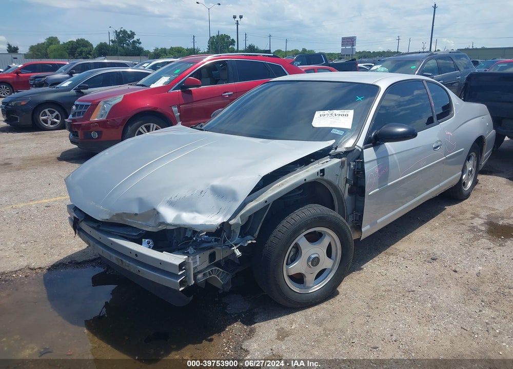 2004 CHEVROLET MONTE CARLO LS VIN: 2G1WW12E949299645