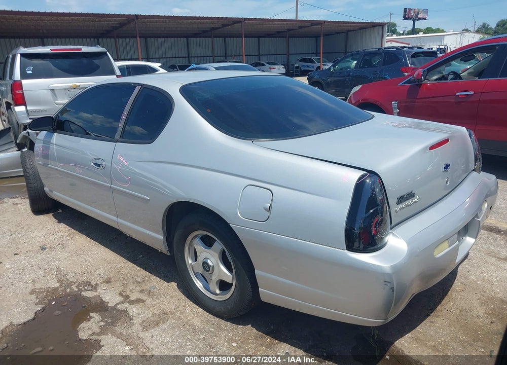 2004 CHEVROLET MONTE CARLO LS VIN: 2G1WW12E949299645