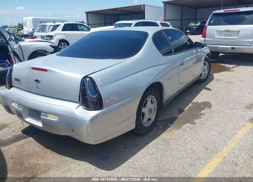 2004 CHEVROLET MONTE CARLO LS VIN: 2G1WW12E949299645