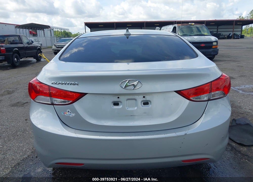 2013 HYUNDAI ELANTRA GLS VIN: 5NPDH4AE6DH174966