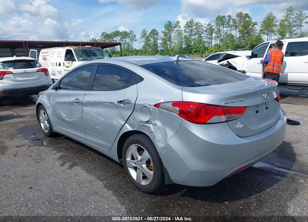 2013 HYUNDAI ELANTRA GLS VIN: 5NPDH4AE6DH174966