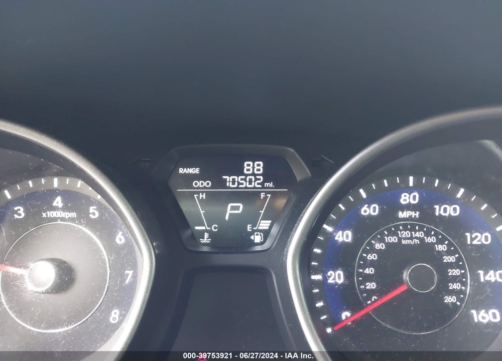 2013 HYUNDAI ELANTRA GLS VIN: 5NPDH4AE6DH174966
