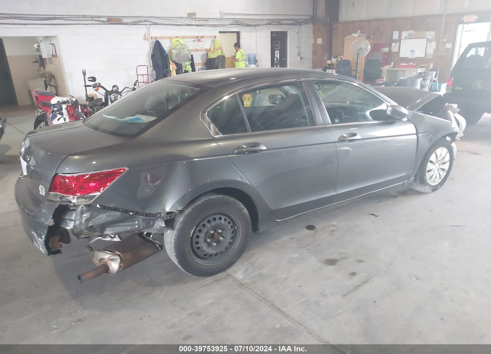 2010 HONDA ACCORD 2.4 LX VIN: 1HGCP2F36AA068015