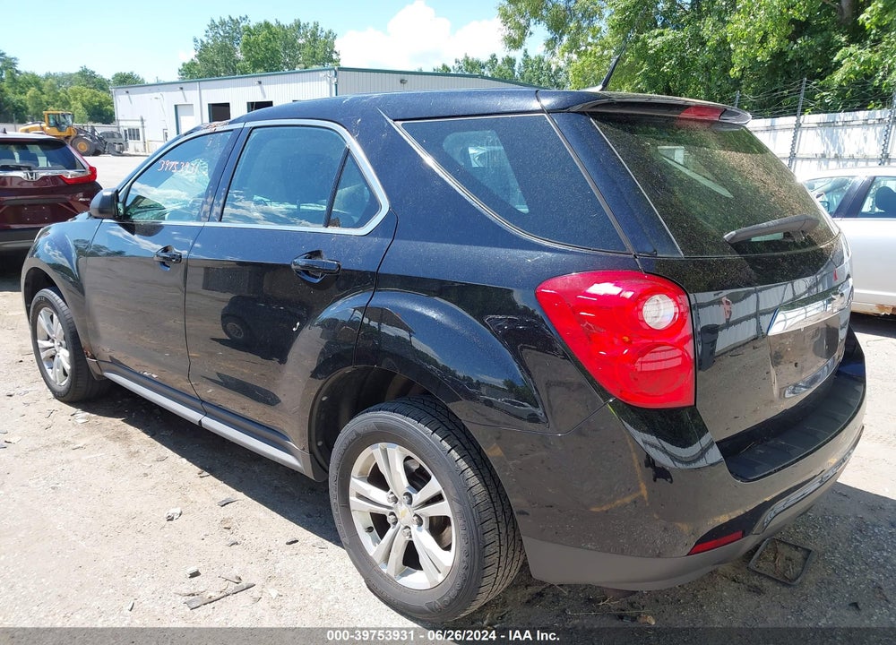 2011 CHEVROLET EQUINOX LS VIN: 2GNALBEC7B1210572