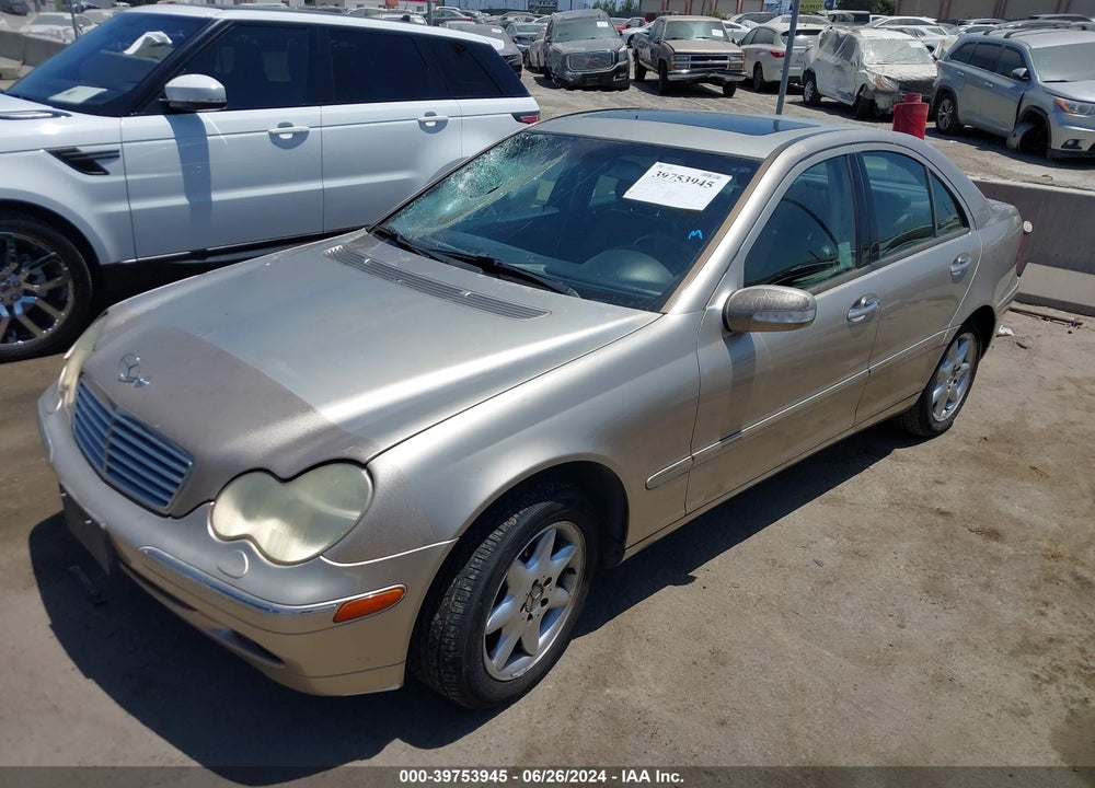2002 MERCEDES-BENZ C 240 VIN: WDBRF61J52F281467