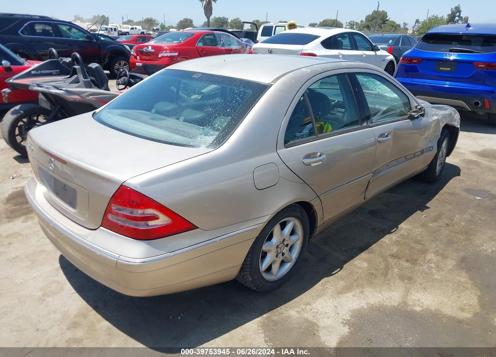 2002 MERCEDES-BENZ C 240 VIN: WDBRF61J52F281467