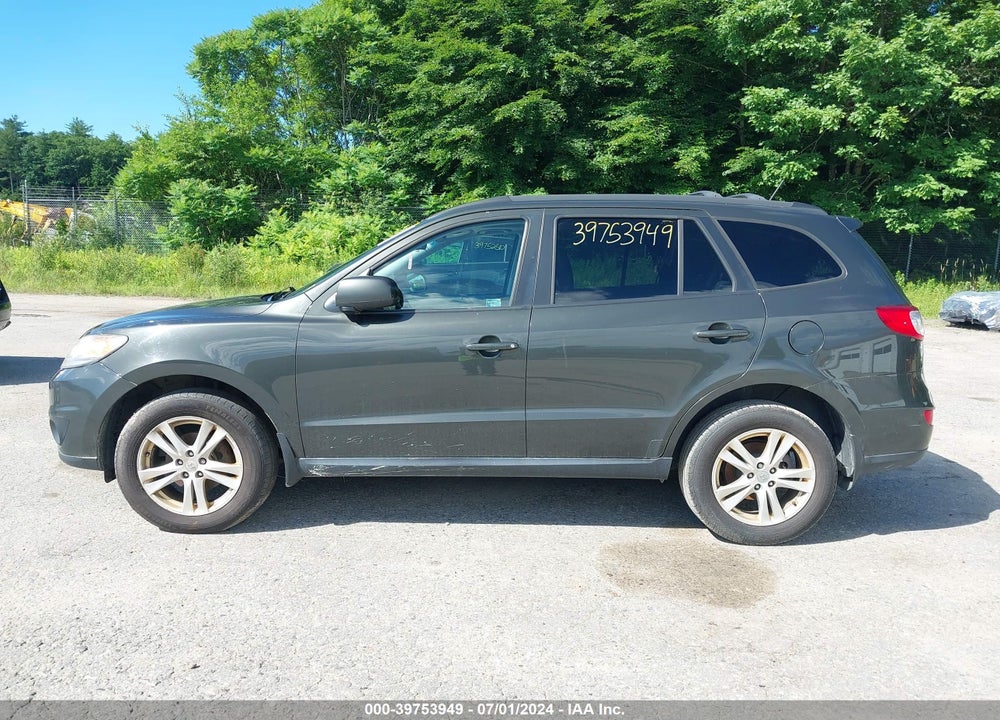 2012 HYUNDAI SANTA FE SE VIN: 5XYZHDAG1CG103543