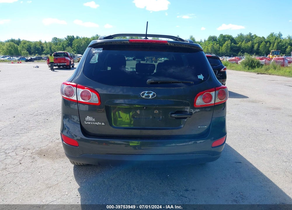 2012 HYUNDAI SANTA FE SE VIN: 5XYZHDAG1CG103543