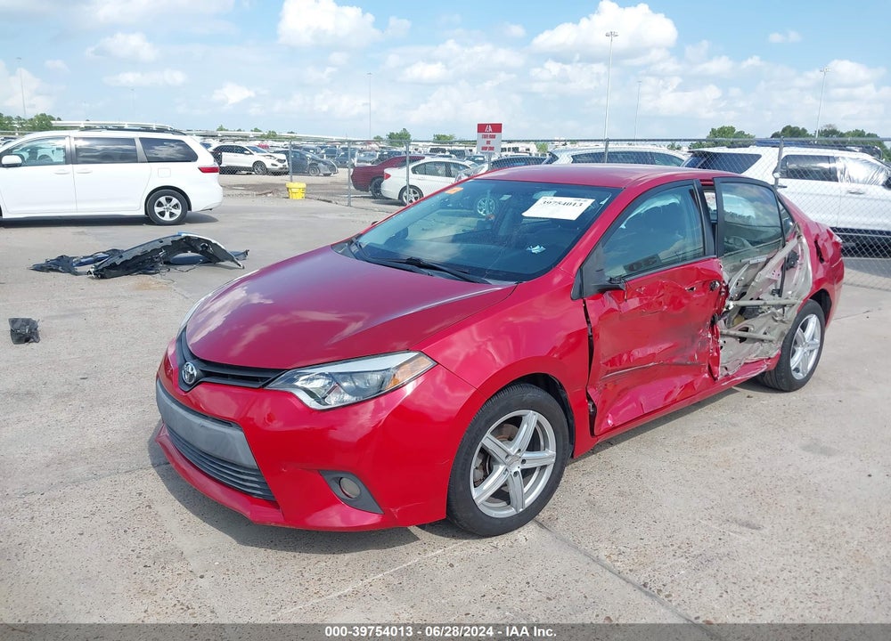 2015 TOYOTA COROLLA LE PLUS VIN: 2T1BURHE8FC377904