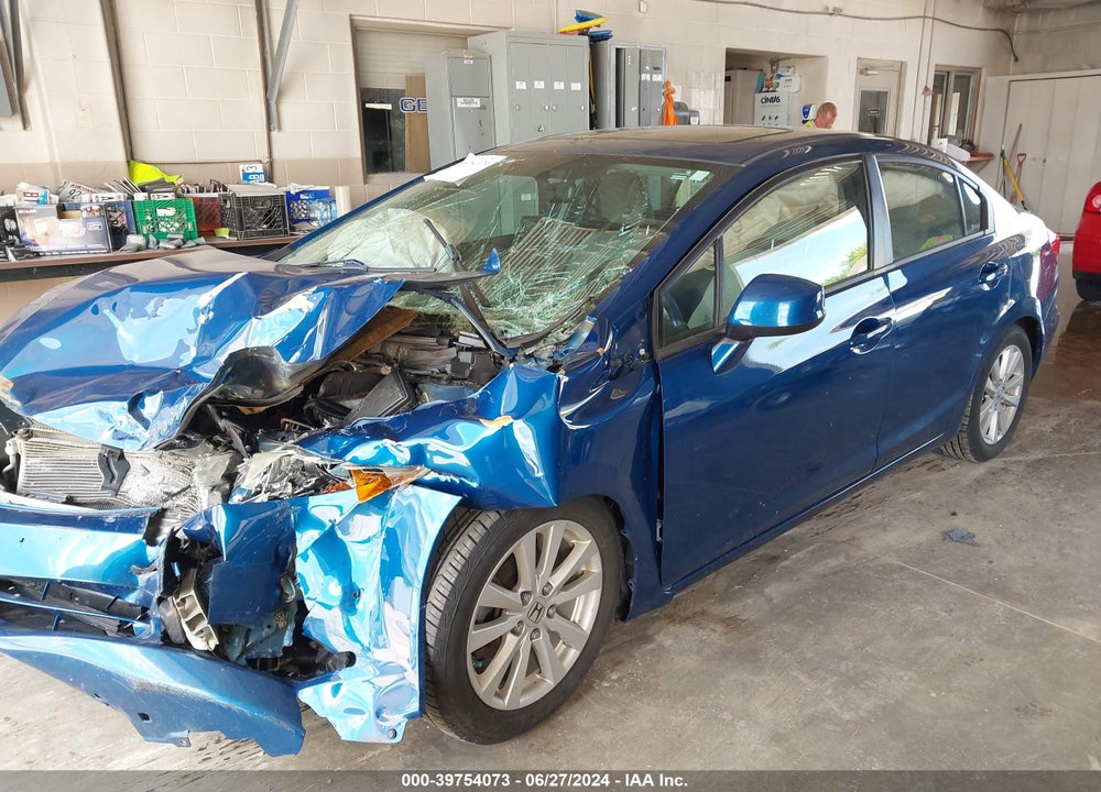 2012 HONDA CIVIC EX VIN: 2HGFB2F81CH557420