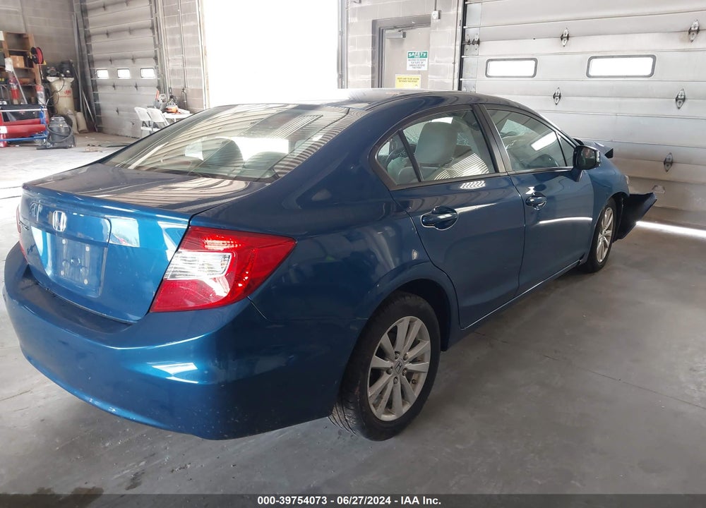 2012 HONDA CIVIC EX VIN: 2HGFB2F81CH557420