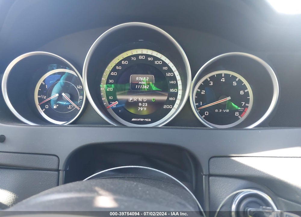 2013 MERCEDES-BENZ C 63 AMG VIN: WDDGF7HB5DA858498