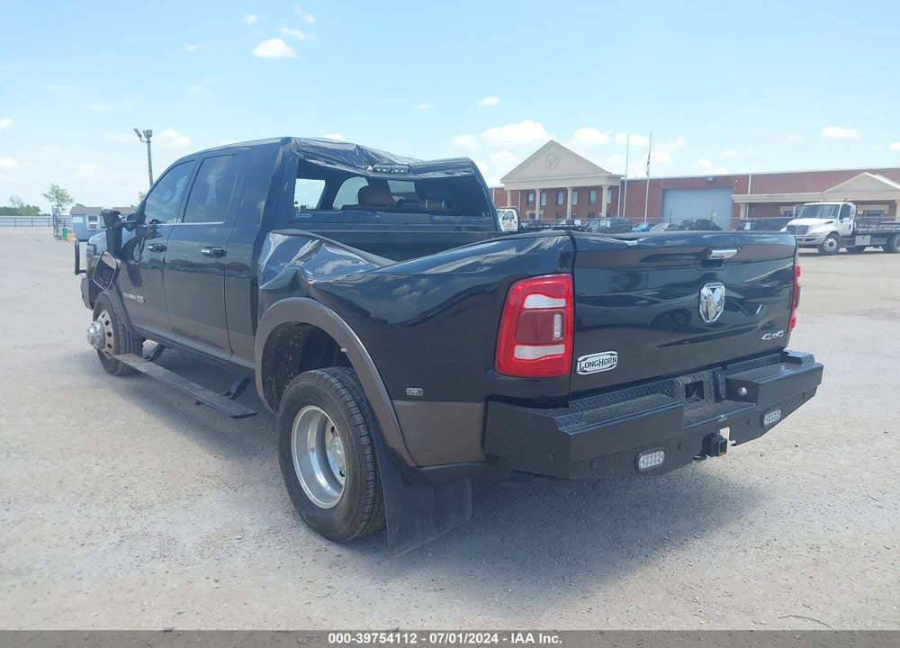 2020 RAM 3500 LAIE LONGHORN MEGA CAB 4X4 6'4 BOX VIN: 3C63RRNL1LG279153