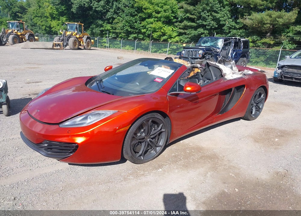 2014 MCLAREN MP4-12C VIN: SBM11BAA1EW003425