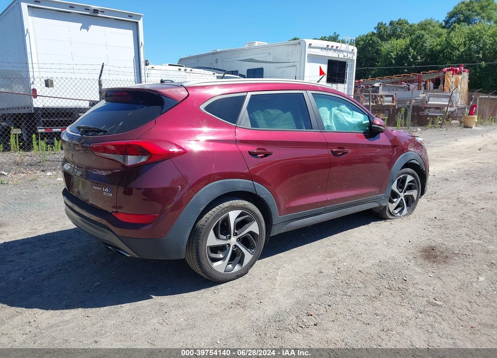 2016 HYUNDAI TUCSON SPORT VIN: KM8J3CA22GU194588