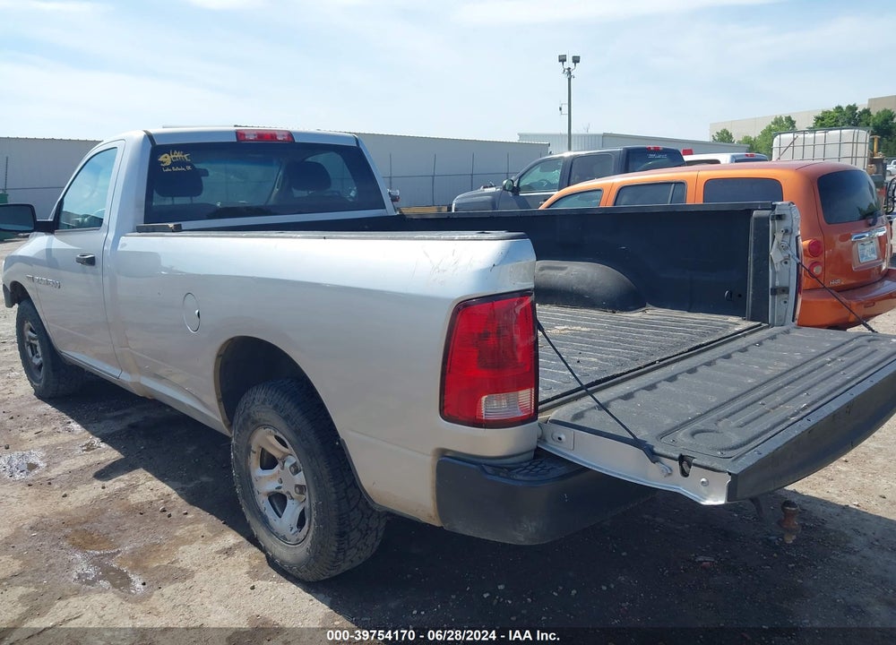 2012 RAM 1500 ST VIN: 3C6JD7DT7CG257900