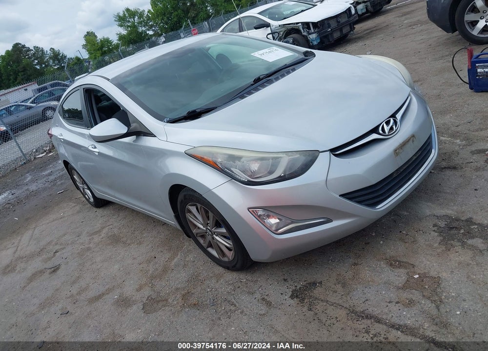 2014 HYUNDAI ELANTRA SE VIN: 5NPDH4AE4EH512625