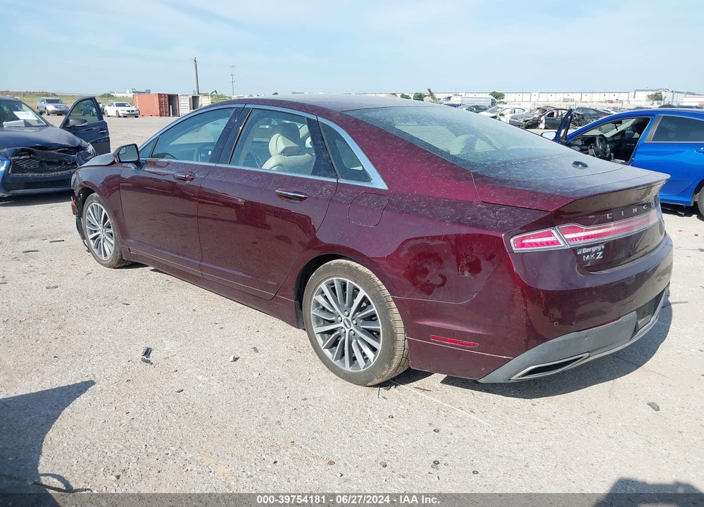 2017 LINCOLN MKZ HYBRID PREMIERE VIN: 3LN6L5KU2HR649367