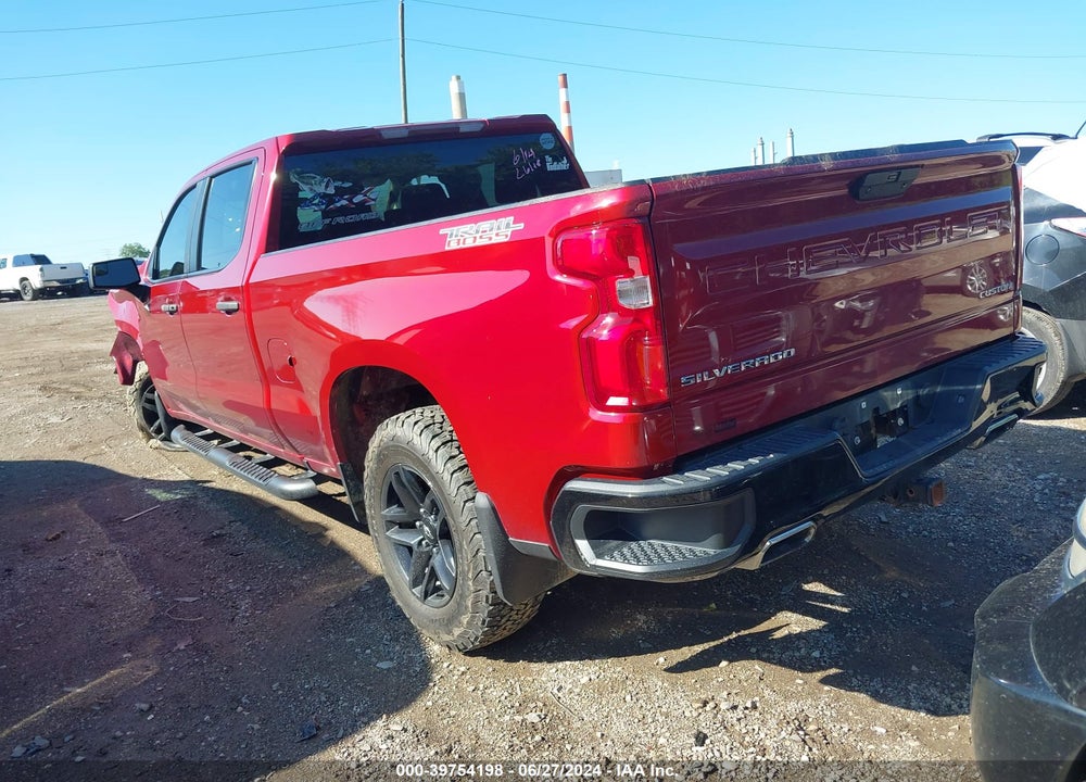 2019 CHEVROLET SILVERADO 1500 CUSTOM TRAIL BOSS VIN: 1GCPYCEF3KZ338786