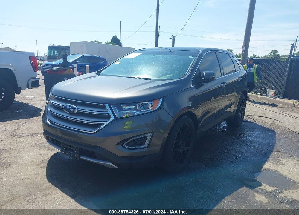 2015 FORD EDGE TITANIUM VIN: 2FMTK3K84FBB66942